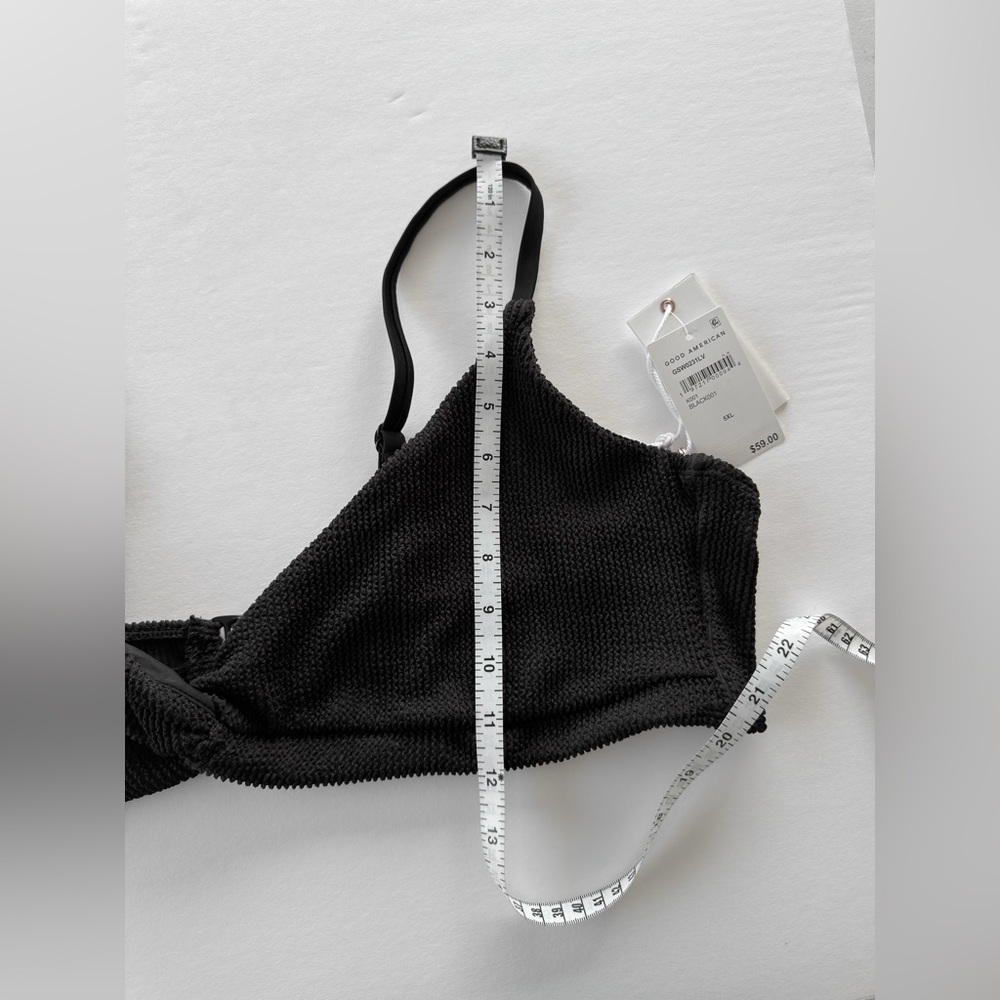 Good American Always Fits Twist Bikini Top New With Tags - Picture 7 of 9